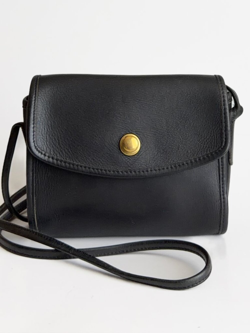 RARE Vintage Coach 9892 Chrystie Bag Black Leather USA pre-1994
